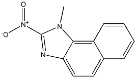 1-METHYL-2-NITRONAPHTHO(1,2-D)IMIDAZOLE Struktur