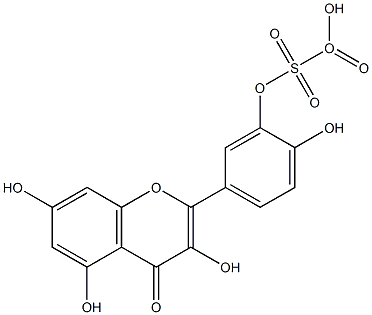 QUERCETIN-3'-O-SULPHATE Struktur