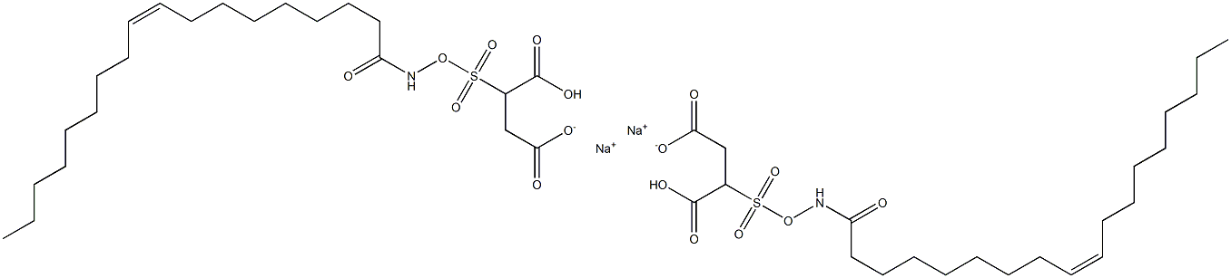 DISODIUMMONO-OLEAMIDOSULPHOSUCCINATE Struktur