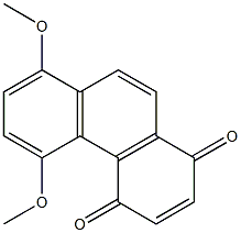 5,8-DIMETHOXY-1,4-PHENANTHRENEQUINONE Struktur