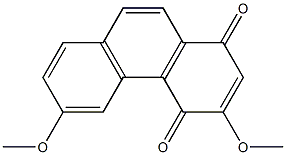 3,6-DIMETHOXY-1,4-PHENANTHRENEQUINONE Struktur