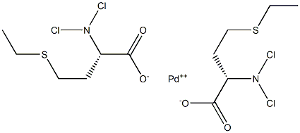 DICHLOROETHIONINEPALLADIUM(II) Struktur