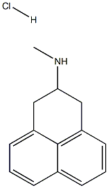 2,3-DIHYDRO-N-METHYLPHENALEN-2-AMINEHYDROCHLORIDE Struktur