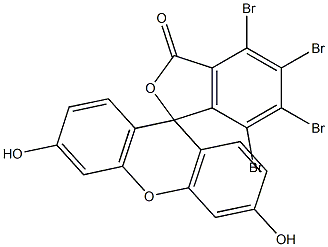 4,5,6,7-TETRABROMOFLUORESCEIN Struktur