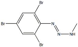 3-METHYL-1(2,4,6-TRIBROMOPHENYL)TRIAZENE Struktur