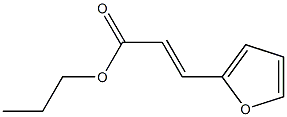 PROPYLBETA-2-FURYLACRYLATE Struktur