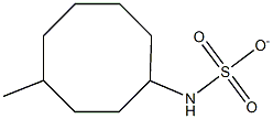 4-METHYLCYCLO-OCTYLSULPHAMATE Struktur