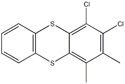 DIMETHYLDICHLOROTHIANTHRENE Struktur