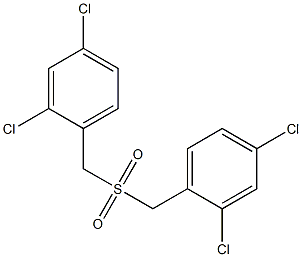 2,4-DICHLOROPHENYLMETHYLSULPHONE Struktur