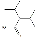 2-ISOPROPYL-3-METHYLBUTYRICACID Struktur