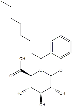 OCTYLPHENOLGLUCURONIDE Struktur