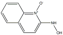 HYDROXYAMINOQUINOLINE-1-OXIDE Struktur