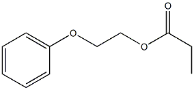 ETHANOL,2-PHENOXY-,PROPIONATE Struktur