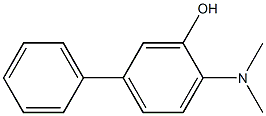 3-BIPHENYLOL,4-(DIMETHYLAMINO)- Struktur