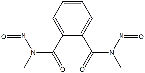 N,N'-DINITROSO-N,N'-DIMETHYLPHTHALAMIDE Struktur