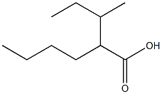 PENTANOICACID,2-BUTYL-3-METHYL- Struktur