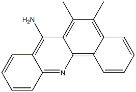 7-AMINO-5,6-DIMETHYLBENZ(C)ACRIDINE Struktur