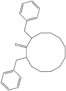 2,12-DIBENZYLCYCLODODECANONE Struktur