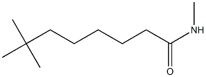 METHYLNEODECANAMIDE Struktur