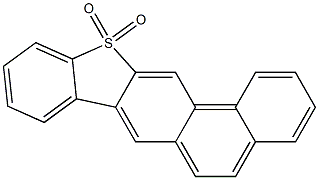 BENZO[B]PHENANTHRO[2,3-D]THIOPHENE-12,12-DIOXIDE Struktur