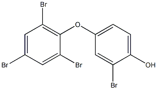 2-BROMO-4(2,4,6-TRIBROMOPHENOXY)PHENOL Struktur