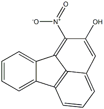 2-HYDROXY-1-NITRO-FLUORANTHENE Struktur