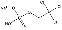 MONOSODIUMTRICHLOROETHYLPHOSPHATE Struktur