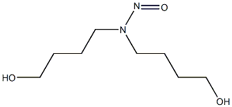 N,N-DI-(4-HYDROXYBUTYL)NITROSAMINE Struktur