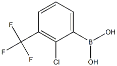 2-Chloro-3-(trifluoromethyl)phenylboronicacid Struktur