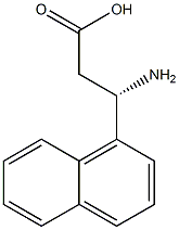 (S)-3-Amino-3-(1-naphthyl)-propanoic acid Struktur