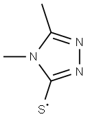 (4,5-Dimethyl-4H-[1,2,4]triazol-3-ylsulfanyl)- Struktur