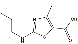 2-Butylamino-4-methyl-thiazole-5-carboxylic acid Struktur