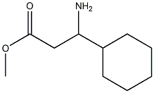 3-Amino-3-cyclohexyl-propionic acid methyl ester Struktur