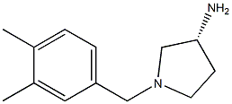 (3R)-1-(3,4-dimethylbenzyl)pyrrolidin-3-amine Struktur