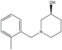 (3S)-1-(2-methylbenzyl)piperidin-3-ol Struktur