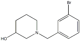 1-(3-bromobenzyl)piperidin-3-ol Struktur