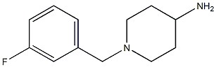 1-(3-fluorobenzyl)piperidin-4-amine Struktur