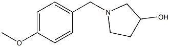 1-(4-methoxybenzyl)pyrrolidin-3-ol Struktur