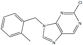 2-chloro-9-(2-methylbenzyl)-9H-purine Struktur