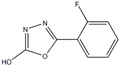 5-(2-fluorophenyl)-1,3,4-oxadiazol-2-ol Struktur