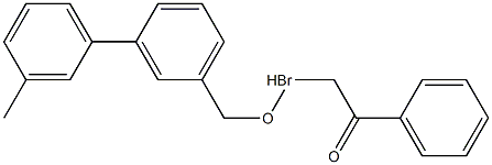 3,5, Dibenzyloxy - Bromo Aceto
Phenone Struktur