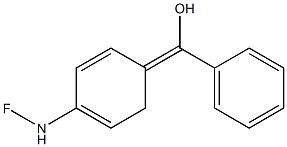 4-(hydroxybenzylidene)fluoroanilline Struktur