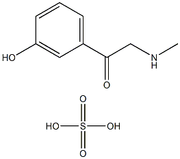 Alpha-Methylamino-M-Hydroxy
Acetophenone Sulphate Struktur