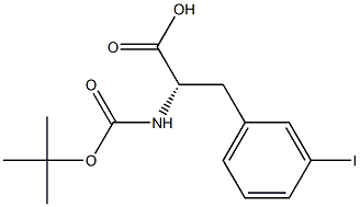 N-ALPHA-T-BUTYLOXYCARBONYL-3-IODO-L-PHENYLALANINE Struktur