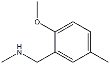 N-(2-METHOXY-5-METHYLBENZYL)-N-METHYLAMINE Struktur