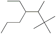 2,2,3-trimethyl-4-ethylheptane Struktur