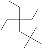 2,2-dimethyl-4,4-diethylhexane Struktur