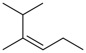 2,3-dimethyl-cis-3-hexene Struktur