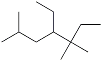 2,5,5-trimethyl-4-ethylheptane Struktur