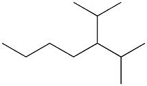 2-methyl-3-isopropylheptane Struktur